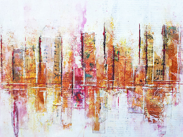 Mixed Media Workshop Skyline | Materie Schilderen