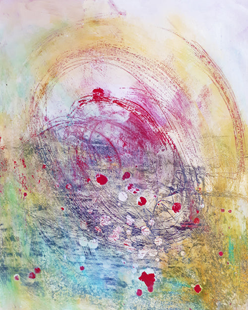 Online cursus Mixed Media schildertechnieken (Rood - 10 lessen) Siona Snel