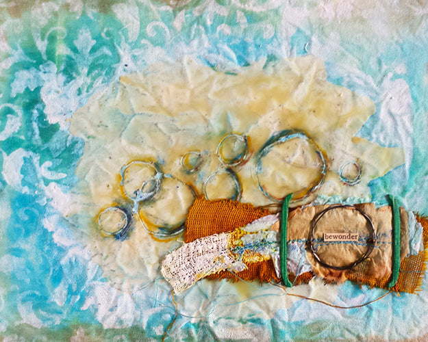 Online cursus Mixed Media schildertechnieken (Geel - 10 lessen) Siona Snel