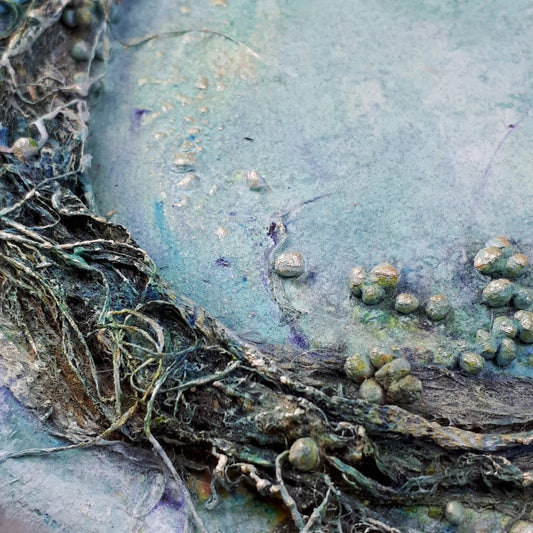 abstracte mixed media kunst