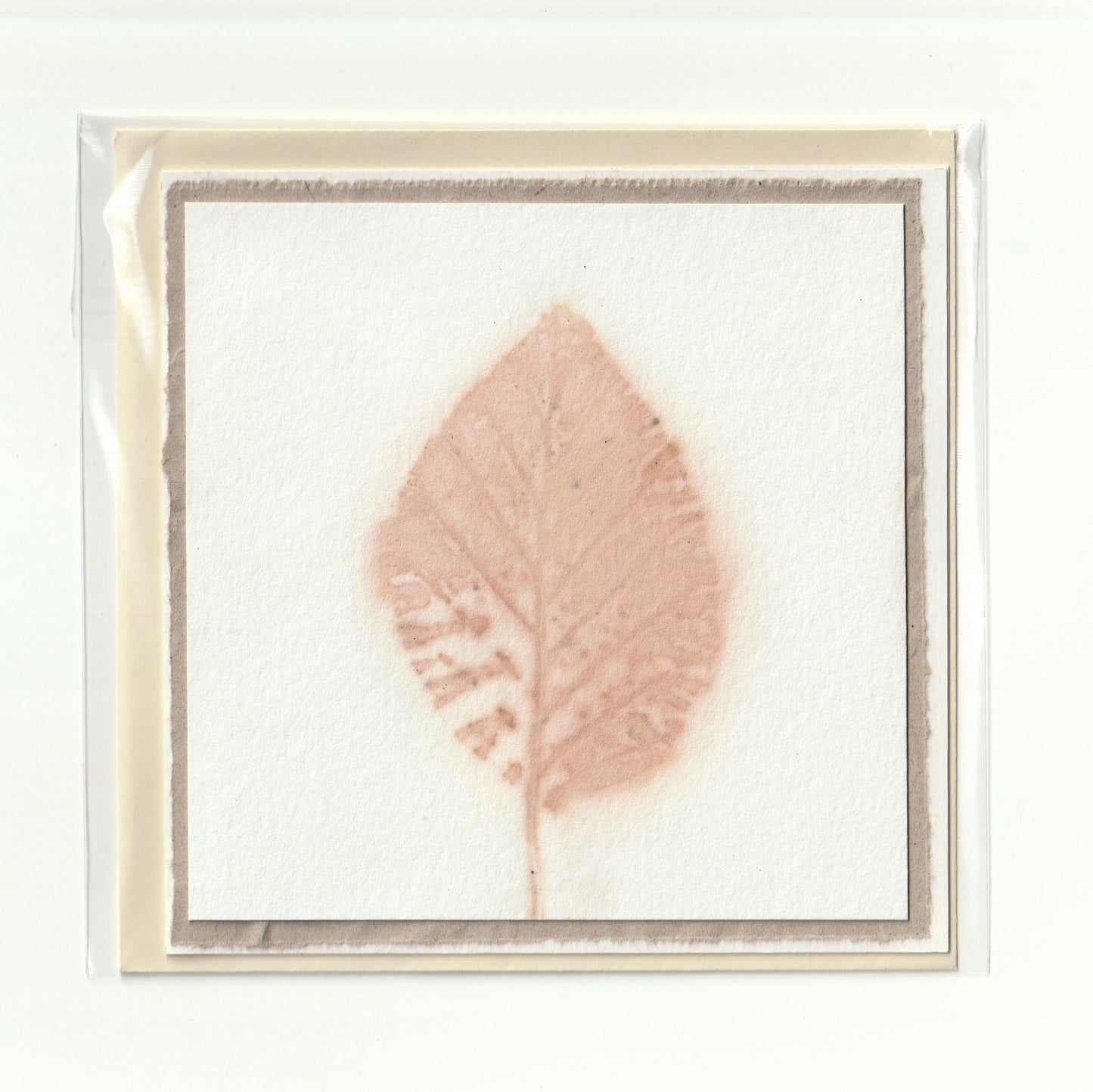 Handgemaakte kaart met ecoprint (8) Siona Snel