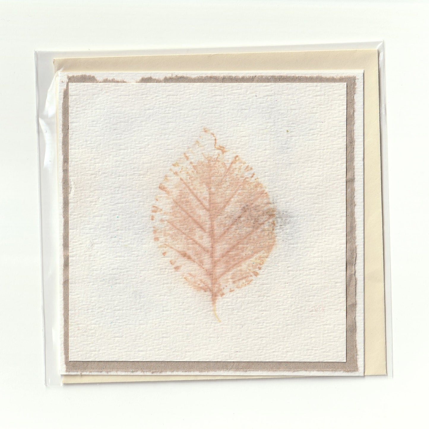 Handgemaakte kaart met ecoprint (11) Siona Snel