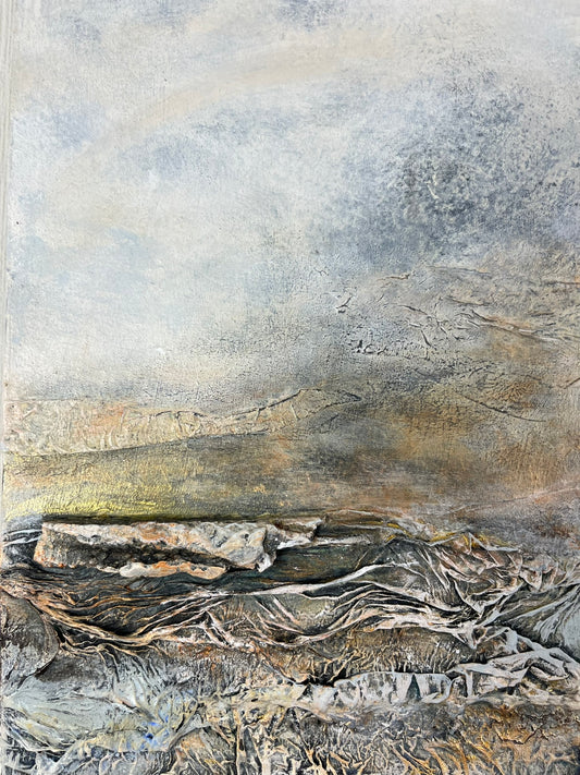 abstracte mixed media kunst