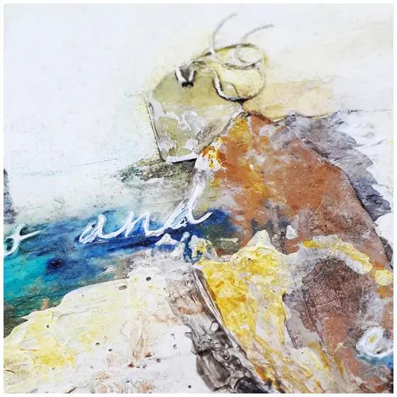 abstracte mixed media kunst