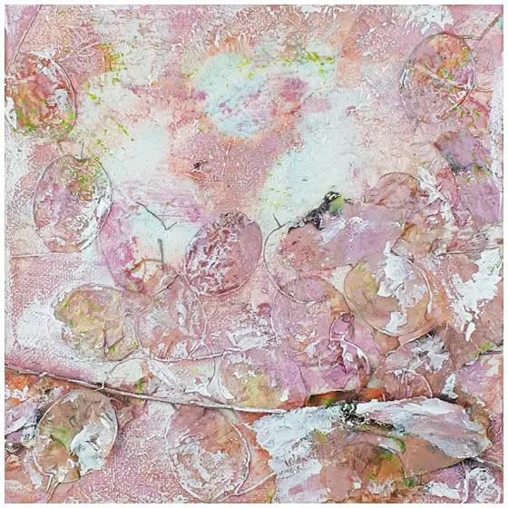 Abstracte mixed media kunst