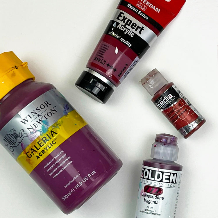 Wat is acrylverf? - Siona Snel abstracte mixed media kunst en workshops