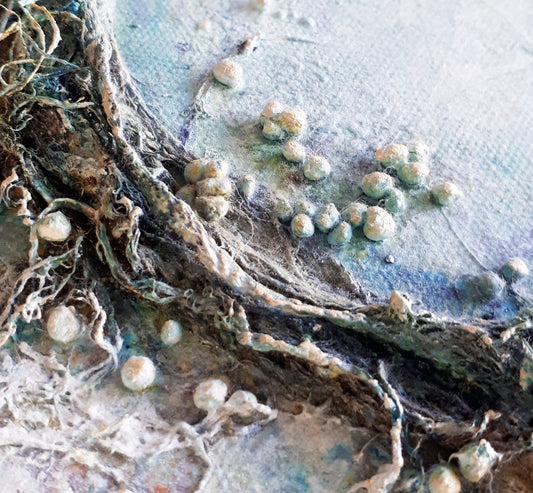 Wat kun je doen met gel medium? - Siona Snel abstracte mixed media kunst en workshops