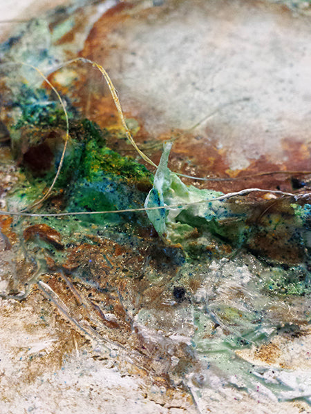 Mixed media workshop materie schilderen Cirkel Siona Snel