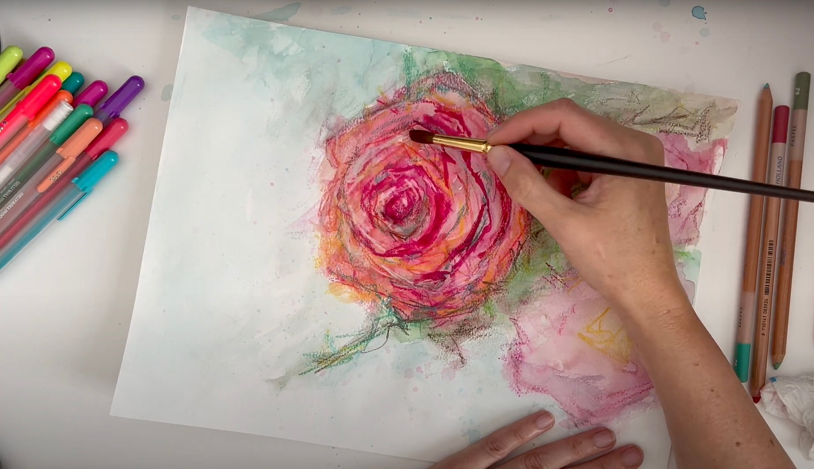 Carica il video: mixed media inspiratie