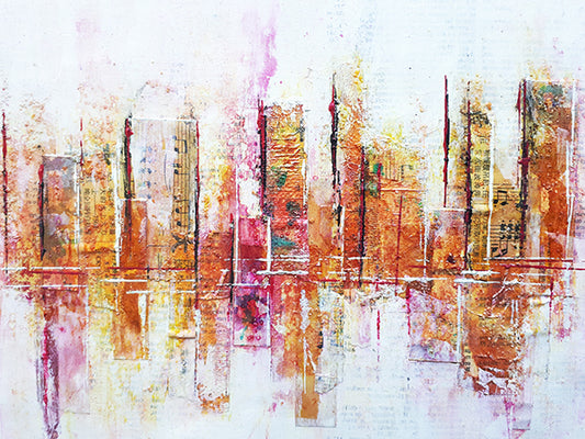 Mixed Media Workshop Skyline | Materie Schilderen