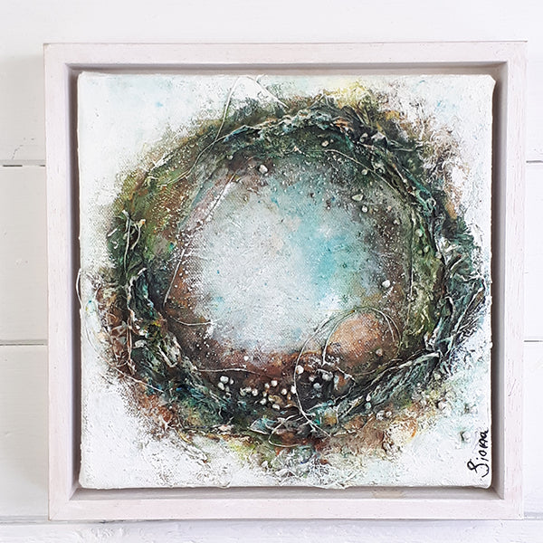 abstracte mixed media kunst