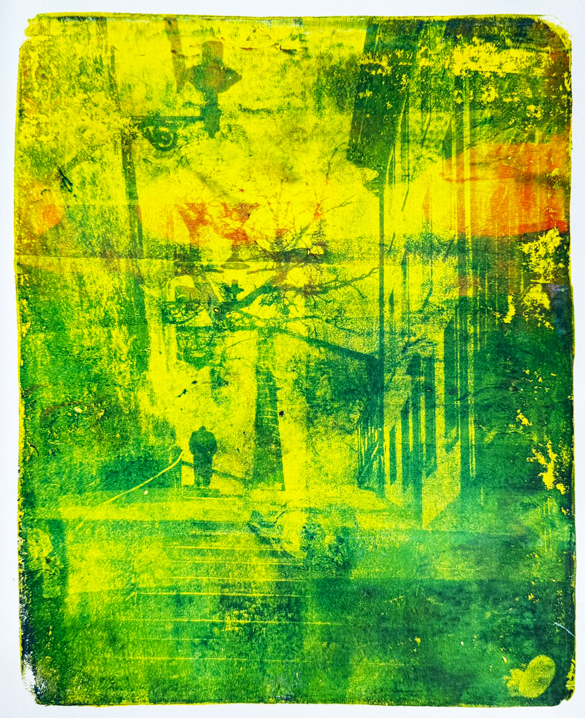 Gelli Plate workshop image transfer sionasnel.com