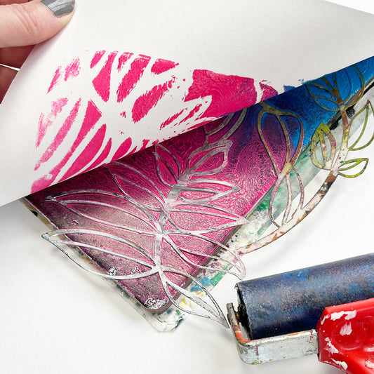 Korte Cursus – Mixed Media met Gelli Plate (3 lessen) sionasnel.com