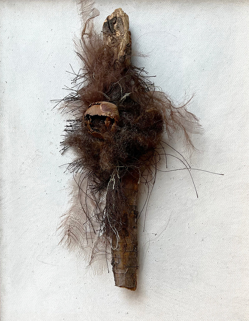 Abstracte mixed media kunst