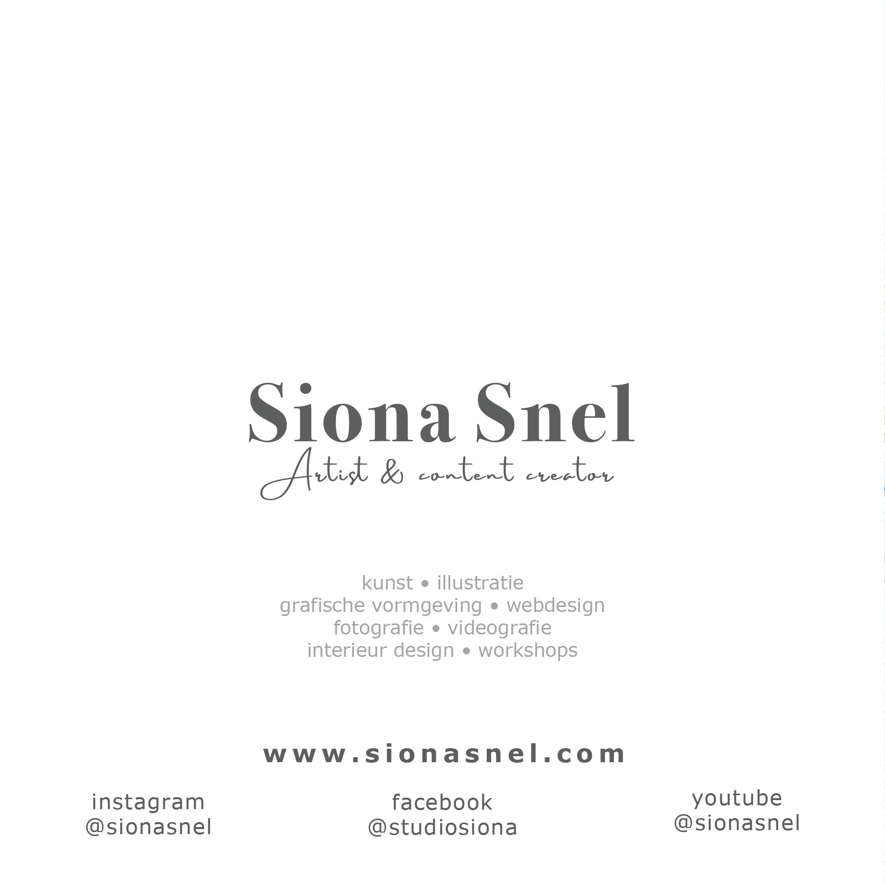 Kunstkaarten set cirkels Siona Snel