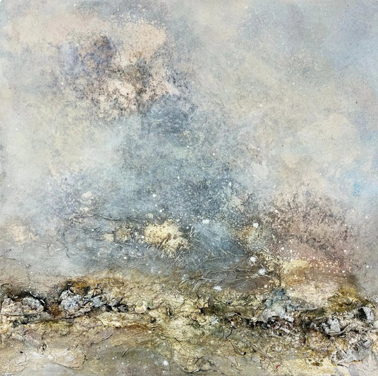 Abstracte mixed media kunst