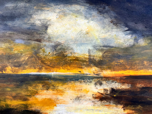 abstracte mixed media kunst