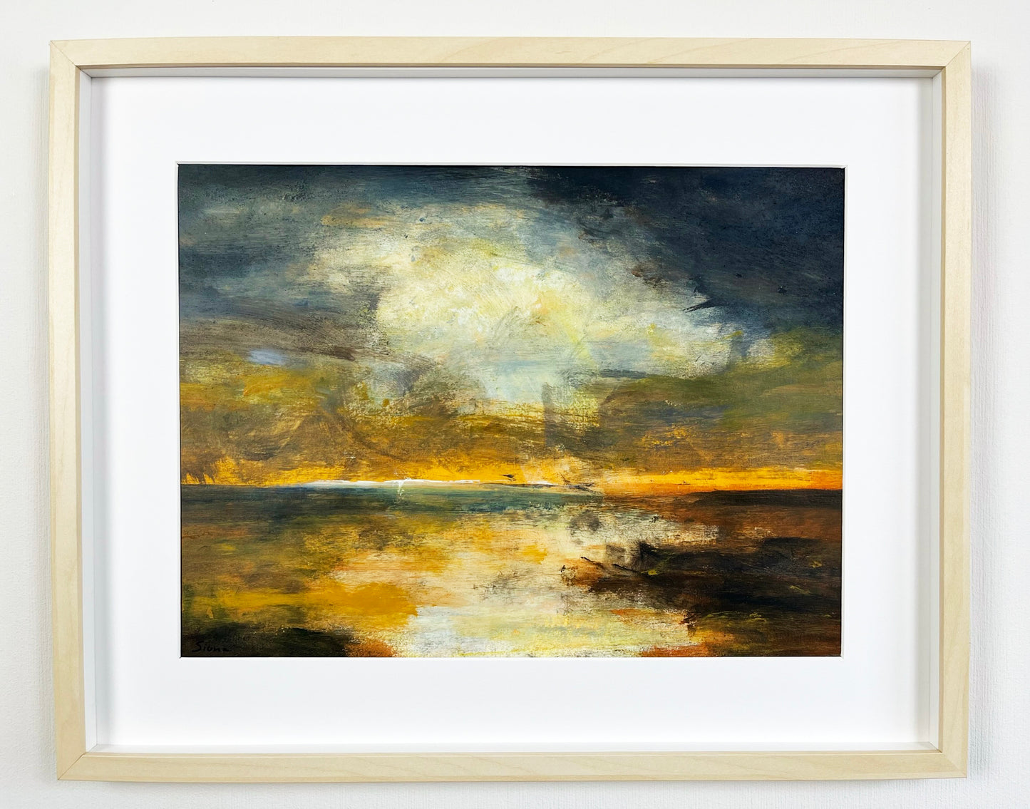 abstracte mixed media kunst