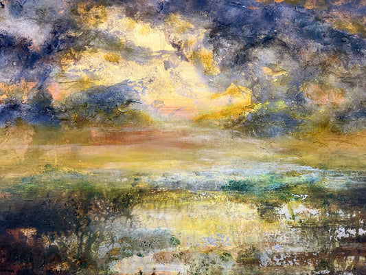 abstracte mixed media kunst