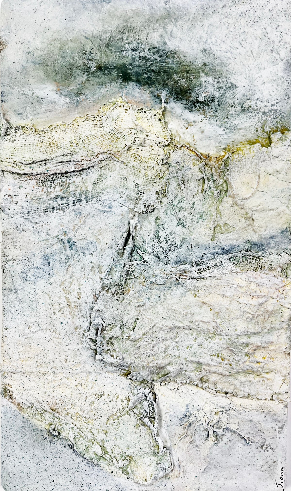 abstracte mixed media kunst