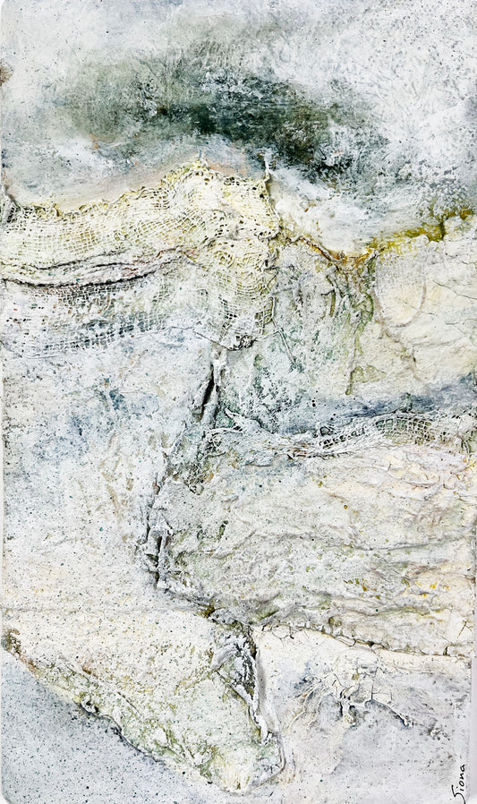 abstracte mixed media kunst