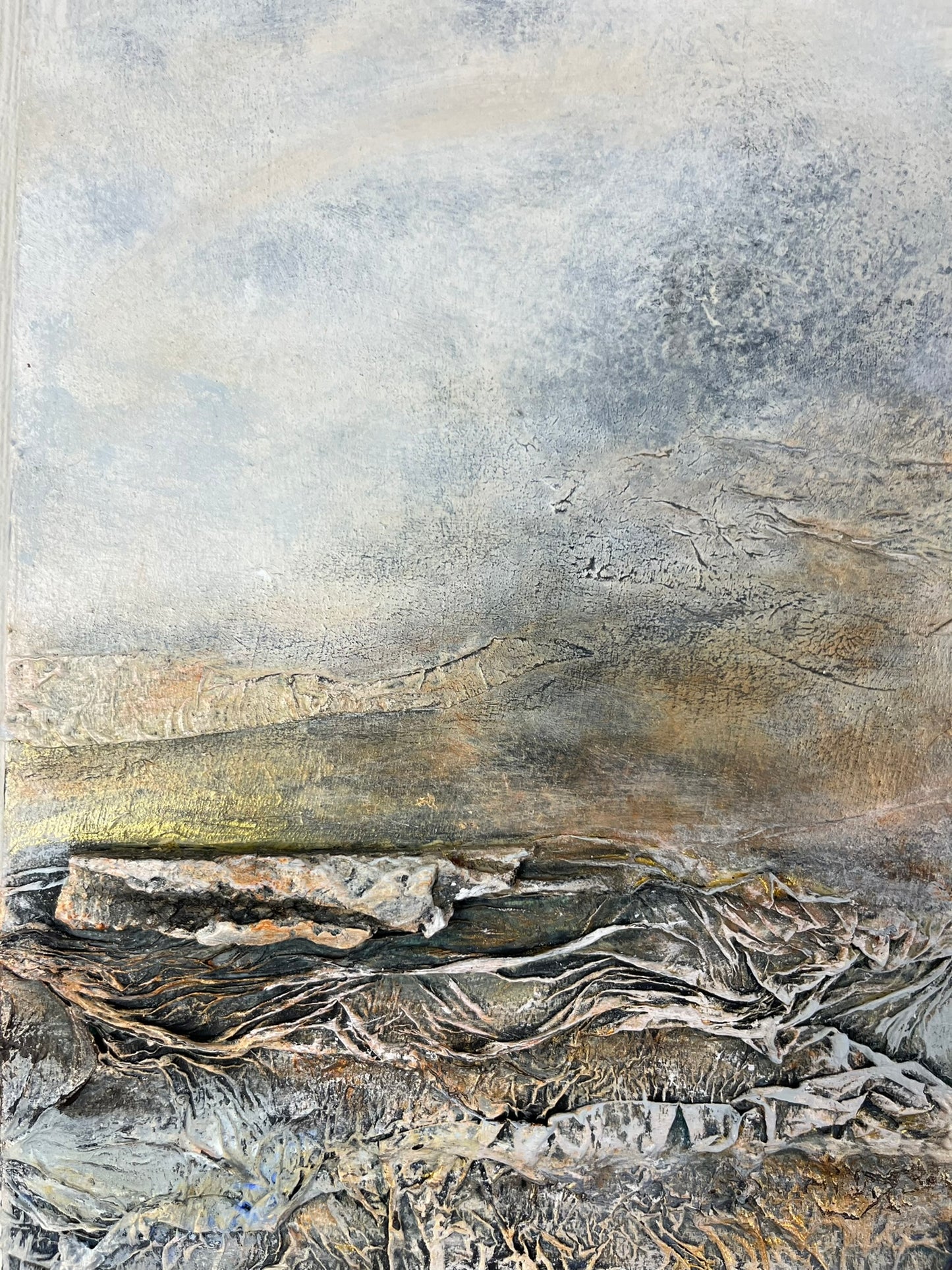 abstracte mixed media kunst