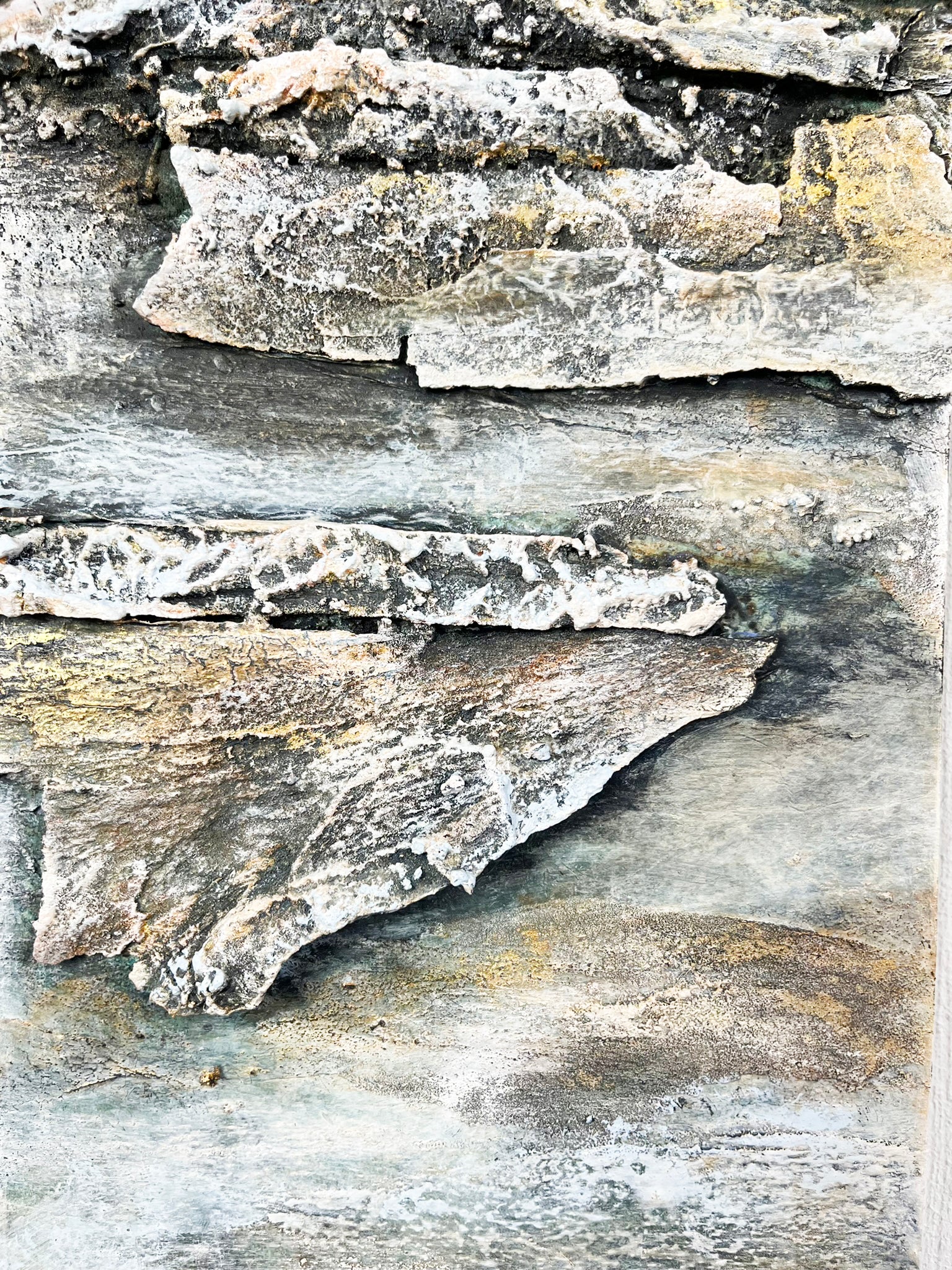 abstracte mixed media kunst