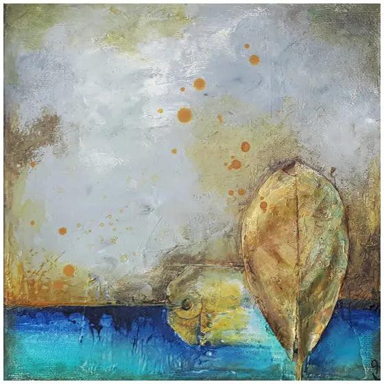 abstracte mixed media kunst