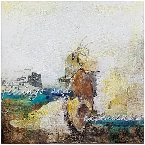 abstracte mixed media kunst